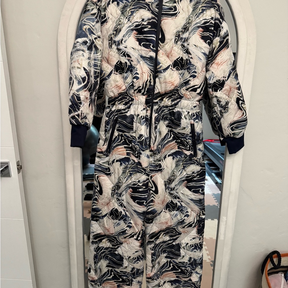 Sweaty Betty Marble Print Ski Jacket